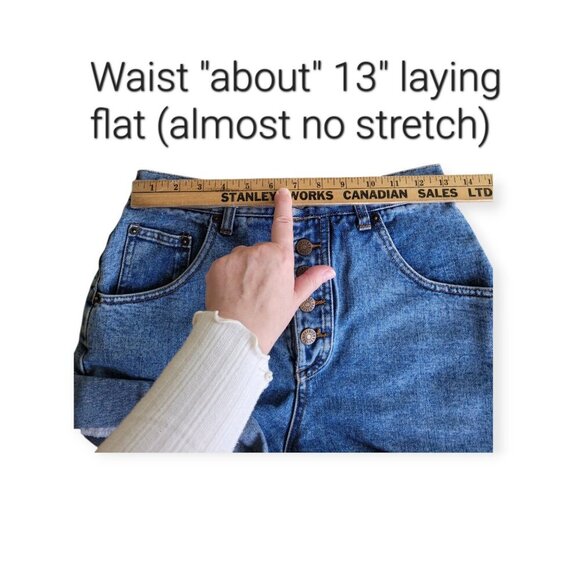 Vintage Rampage Denim Cutoff Shorts Y2K Midwash Button Fly Size 2 - Picture 7 of 9